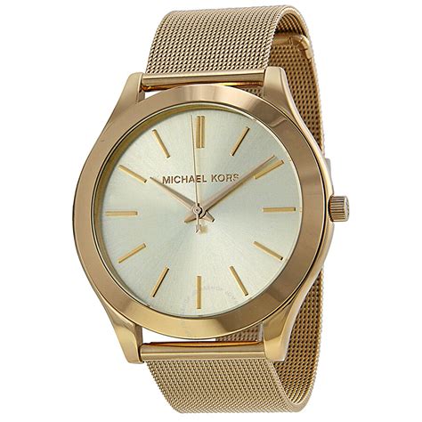 michael kors slim classic watch gold|Michael Kors watches ladies gold.